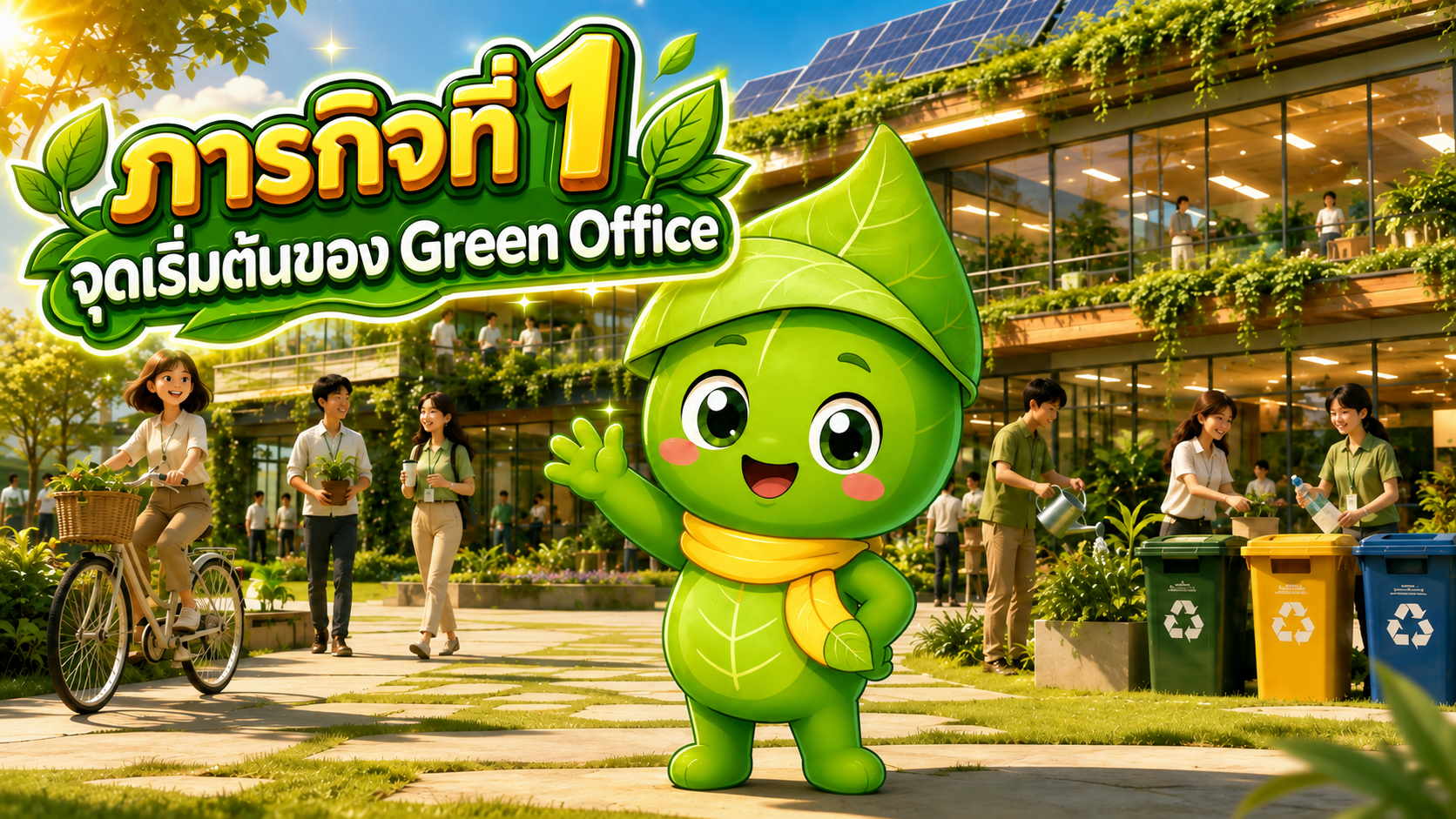ตอนที่ 1 จุดเริ่มต้น Green Office