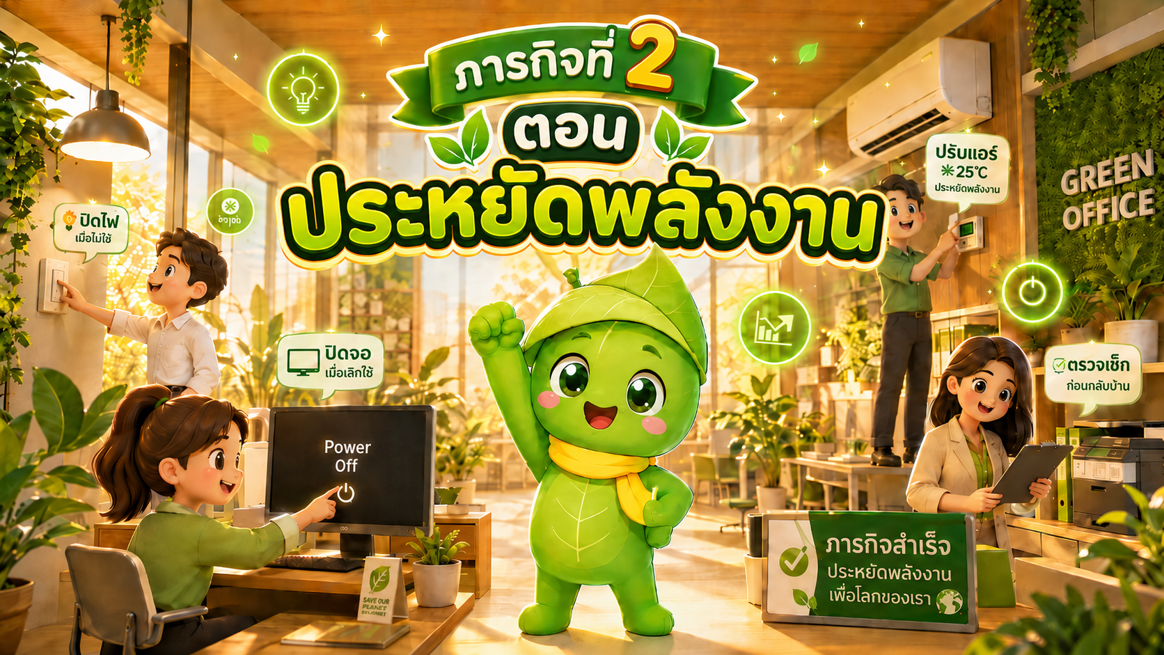 ตอนที่ 2 ภารกิจประหยัดพลังงาน