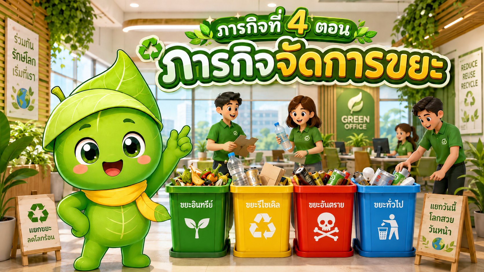 ตอนที่ 4 ภารกิจจัดการขยะ