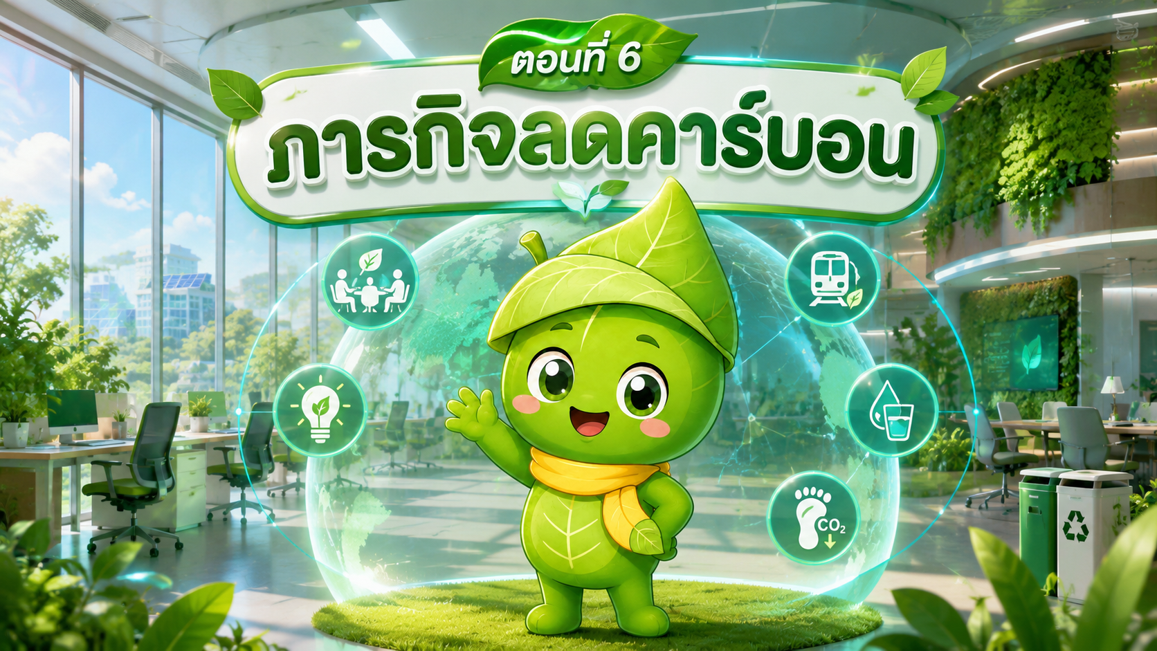 ตอนที่ 6 ภารกิจลดคาร์บอน